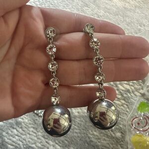 Elegant Silver Drop Earrings